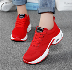 Load image into Gallery viewer, Women Orthopedic Corrector Lightweight Running Breathable Sneakers - Red
