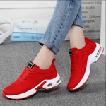 Load image into Gallery viewer, Women Orthopedic Corrector Lightweight Running Breathable Sneakers - Red

