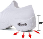 Load image into Gallery viewer, Slip On Breathe Mesh Women Walking Shoes - White
