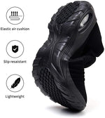 Load image into Gallery viewer, Slip On Breathe Mesh Women Walking Shoes - All Black
