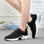 Load image into Gallery viewer, Women Orthopedic Corrector Lightweight Running Breathable Sneakers - Black
