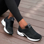 Load image into Gallery viewer, Women Orthopedic Corrector Lightweight Running Breathable Sneakers - Black
