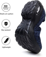 Load image into Gallery viewer, Slip On Breathe Mesh Women Walking Shoes - Navy Blue 1872
