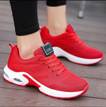 Load image into Gallery viewer, Women Orthopedic Corrector Lightweight Running Breathable Sneakers - Red
